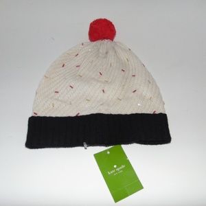 Kate Spade Cupcake Beanie NWT